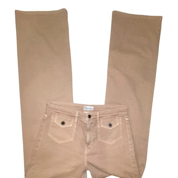 Valentino Designer Flared Leg Jeans - Picture 1 of 6